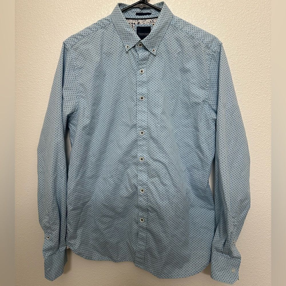 Cactus Man Long Sleeve Button Down